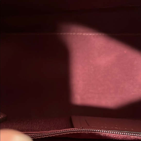 Coach  Rowan Red Leather Women's Bag - Picture 7 of 12